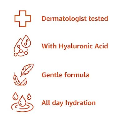 Amazon Basics Moisturizing Water Gel with Hyaluronic Acid, Refreshing, 1.7 Ounces, 1-Pack