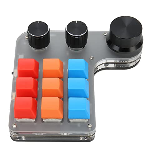 Clavier programmable à 9 touches et 3 boutons USB Bluetooth mécanique macro - 5