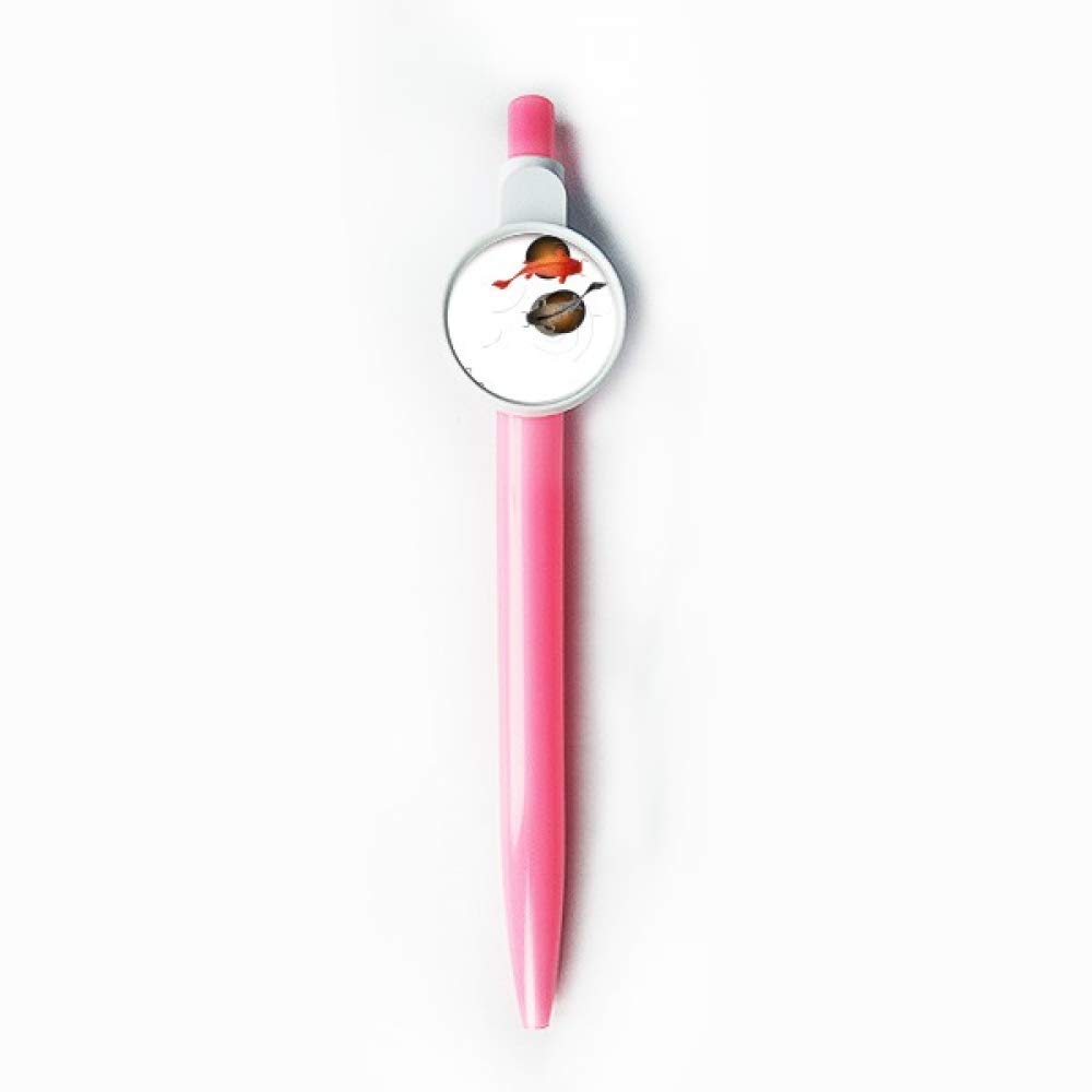 Stylo à bille rétractable poisson chinois chanceux pour vos notes de bureau - 5