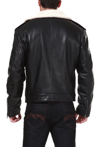 BGSD Men Bob New Zealand Lambskin Leather Motorcycle Jacket4
