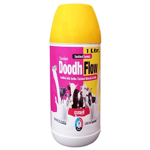 Image of REFIT ANIMAL CARE Triple Strength Chelated Liquid Calcium for Cow, Buffalo, Goat and Cattle, Doodh Flow, 1 Litre