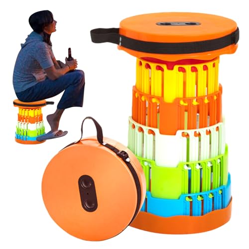 Bancos dobráveis ​​para adultos,Banco dobrável portátil | Banqueta telescópica portátil para acampam