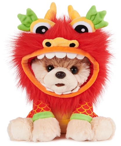 GUND Boo, The World’s Cutest Dog Lunar New Year Dragon Plush Pomeranian Stuffed Animal for Ages 1 and Up, 9”