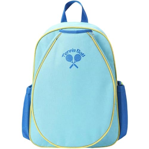 Mochila de tenis para niños con compartimento impermeable para pickleball juvenil