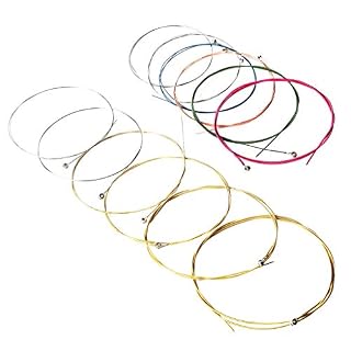 Casque Audio Ordinateur Portable Jauge Guitare Cordes Enroulées en Nylon Guitare Claire 12 Pièces / 2 Ensembles pour… - Les Beatles, Paul McCartney, John Lennon, RIngo Starr, George Harrison