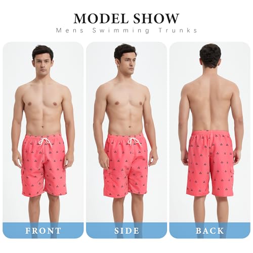 Image of Mens Swimming Trunks Swim Trunks Quick Dry Swim Shorts with Mesh Lining Funny Swimwear Bathing Suits