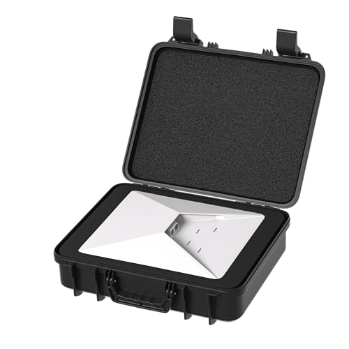 Funda rígida impermeable para Starlink Mini con soporte y adaptador de tubería