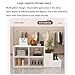 TBLOTYD Industrial Retail Display Tables, 2 Tier Modern Wooden Clothing Shop Clothing Shoes Handbag Display Rack Boutique Display Table,Shopping Mall Double-Sided Nakaj,Light Walnut-L120*W60*H75cm