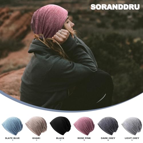 New Solid Knit Cap Fashion Stacking Cap (Rose Red)3