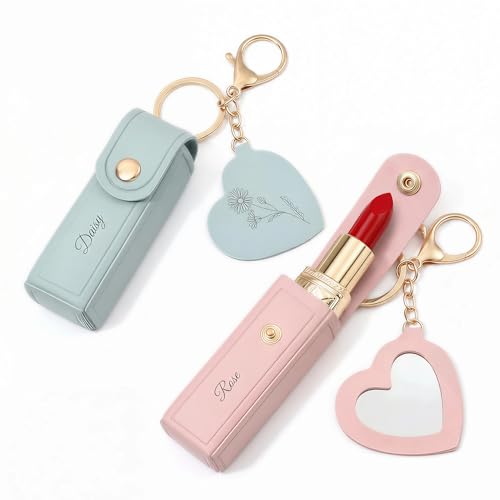 Personalized Lipstick Bags - Choose from Birth Flowers - Give your loved one a personalized and exquisite gift!