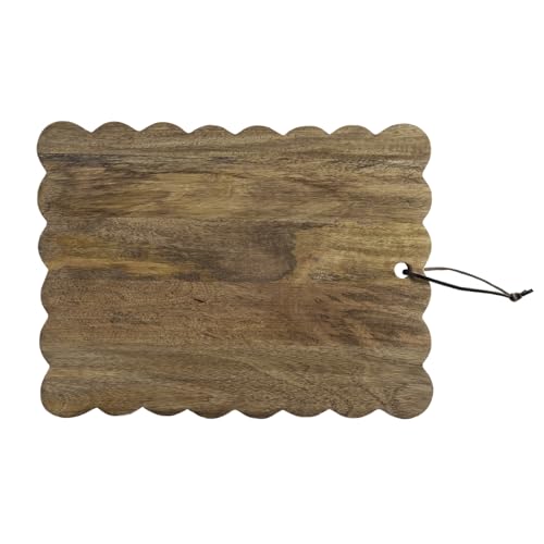 Tabla de cortar de madera mango Mud Pie grande miniatura 1