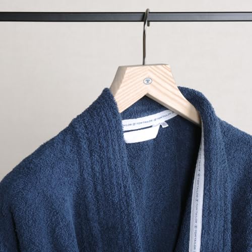 Albornoz de kimono Tom Tailor de algodon Premium azul marino talla S 5