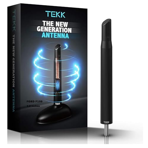 Tekk Short Antenna Compatible with Ford F150 2000-2024/4.8 Inches/Designed for Optimized FM/AM Reception