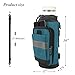 Crutch Bag Lightweight Crutch Accessories Storage Pouch with Reflective Strap and Front Zipper Pocket for Universal Crutch Bag to Keep Item Safety (Blue)