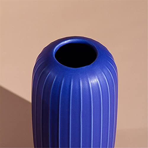 Vaas, Streep Moderne Kunsten Decoratie Vaseswater CultivationPlants Pot voor thuiskantoor boekenplank tafel centerpieces decoratie - Afbeelding 6