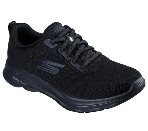 Skechers Men's GO WALK 8,BLACK BLACK Shoes, 42 EU
