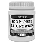 Qucship Ultra-Pure, Fine Talc Powder, Odorless & Sweat-Removing Talcum Powder, Quality Talc Powder for Industrial Automobile Tire Lubrication, Affordable Talc Thickener for Paint, Coating, Etc