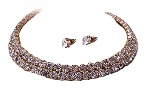 NANDANA COLLECTIONS Trending Glittering Stones Choker for Girls and Women Necklace Apparels (B0BT9R24ML) Amazon Price History, Amazon Price Tracker