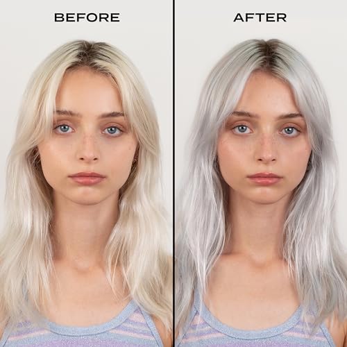 BLEACH LONDON Silver Shampoo 250 ml and Silver Conditioner 250 ml - High Pigmented Ashy Silver Rinse, Vegan Cruelty Free, colour Protected Clean, colour Depositing Toning Formula - Image 5