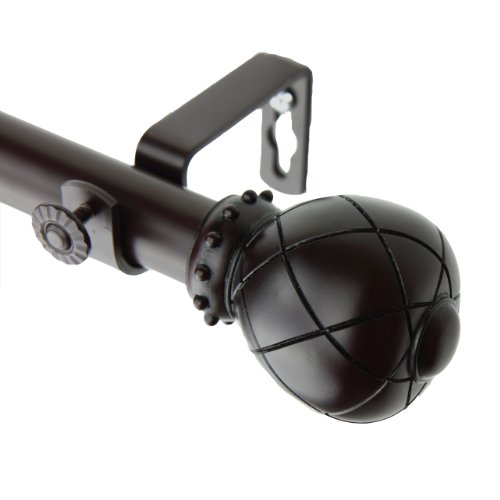 Rod Desyne Supreme Window Set Curtain Rod, 120