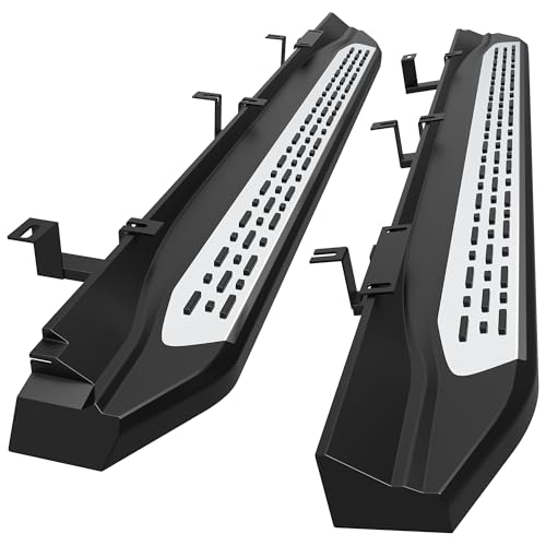 Estribos 4 pulg para Toyota Highlander 2014-2019, aluminio y plástico, 2 piezas