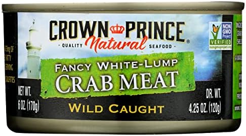 Crown Prince, Fancy White Lump Crab Meat, 6 oz