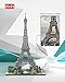 dOvOb Architecture Eiffel Tower Micro Blocks Set, 3369 Pieces Mini Bricks 3D Puzzle Toy, Gift for Adults and Kids