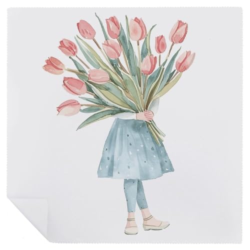 Servilletas de Tela con Bouquet de Tulipanes miniatura 6