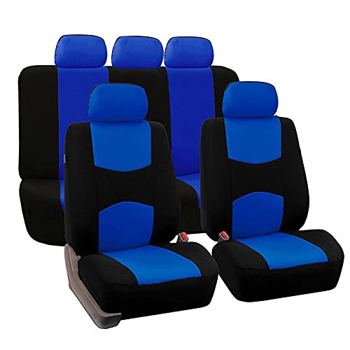 Housse de siege voiture bleue couverture complete pour trajets en famille et loisirs