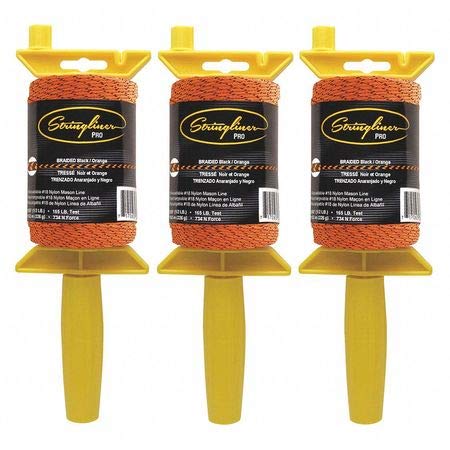 Masons Line Reel trenzada, 500 pies, paquete de 3