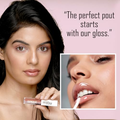 Insight Long Wear Color Rich Lip Gloss |Highly Pigmented|Glossy Texture |Long Lasting |Dramatic Color |Keeps Lips Hydrating (LG41-01) - Image 6