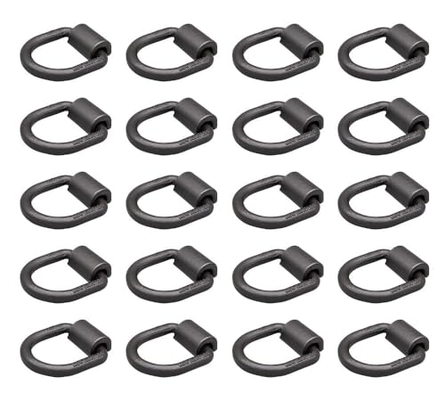 Mytee Products 20 pcs Maillon D forgé soudage 12000 lbs 1/2"