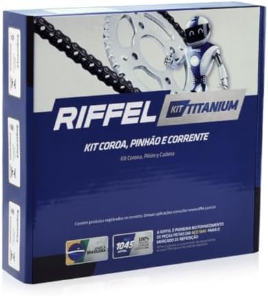 Kit Relação/Transmissão NXR 160 Bros XRE 190 48Z X 16Z Corrente 4...