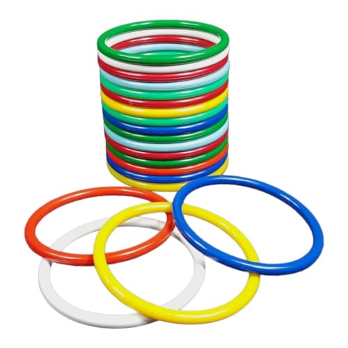 Argola Plástica Varias Cores Grande 12 Cm 20 Pçs Atacado