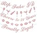 21st Birthday Decorations Party Supplies | 21st Birthday Decorations | Pack of Unique 5 Banners - 'Rip Fake ID - 'Cheers to 21 Years - 'Finally Legal' and 2 Banners with Funky Shapes (Pink)