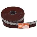 Absolute Living Weather Stripping Door Seal Strip - Silicone Sealing Tape for Weather Stripping Around Doors Windows Showers Etc. - Tough and Flexible Door Weather Seal That Stops Draft - (Brown 45mm)
