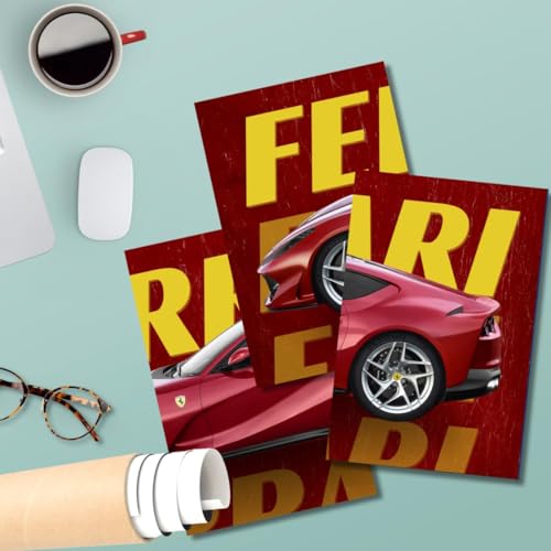 Image of Good Hope 3 Piece Car Split Poster 12x18 inch Set for Room, Garage, Biker Cafe, Wall Art Home, Office, Living Room, Bedroom, Hostel boys Girls Gift Wallpaper Sticker Wall Decorations wall collage