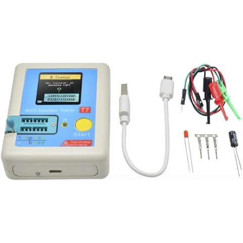 Podazz High Precision Transistor Tester LCR-T7 Multi-Function Tester 128 TFT LCD Display Diode Triode Capacitance Cover