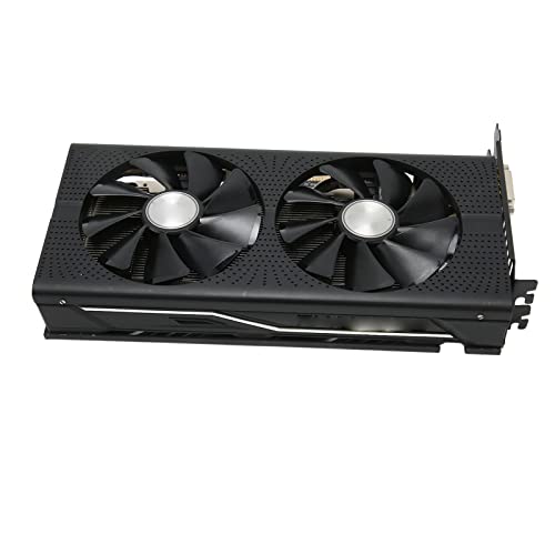 Carte graphique RX 580 8 Go pour PC gamer avec deux ventilateurs silencieux