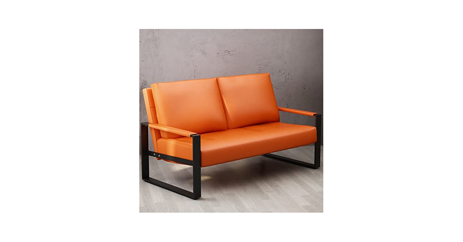 【Orange】LILLE SOFA 2P Amazon.com: ZX Design 84.6'' Loveseat Sofa, Chenille Modern