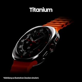 Samsung Galaxy Watch Ultra (2025) Smartwatch mit Galaxy AI, Fitness-Uhr, Marine Band, Titan-Gehäuse, Schnellbutton, Dual-GPS, 64 GB Speicher, 47 mm, LTE, Titanium Gray, 3 Jahre Herstellergarantie