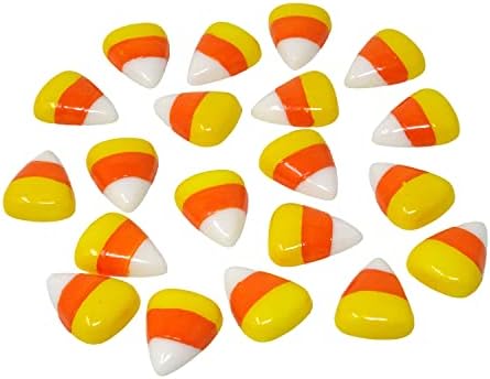 "yueton 20PCS Cute Candy Corn Flatback Resin Charms Slime Charms ...