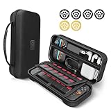 【Switch2 ケース 大容量】スイッチ2 ケース 高密度EVA防水 防塵 防汚 耐衝撃 軽量 ハードシェル 全面保護型 消臭 大容量 スイッチ本体/Joy-Con/電源アダプタ/24枚ゲームカード 小物など全部収納