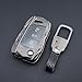 SLAKNOK for Volkswagen Key Fob Cover with Keychain,Stylish and Durable Zinc Alloy Protection Key Case Compatible with VW Atlas Golf Jetta Tiguan Passat GTI Key shell Accessories