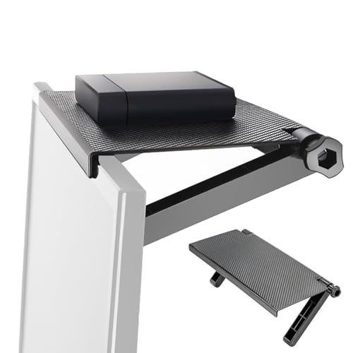 Étagère TV Robuste réglable conçue pour TV Murale avec Installation et Support Stable | Barre de Son sans perçage, routeur, Console de Jeu, Lecteur DVD, Espace de A