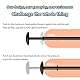 Kutocesy Penisplug Hohler Harnröhren Dilator Urethra Plug Silikon Katheter Harnröhre Mann Dilatoren Prostata Stimulation Sexspielzeug (A)