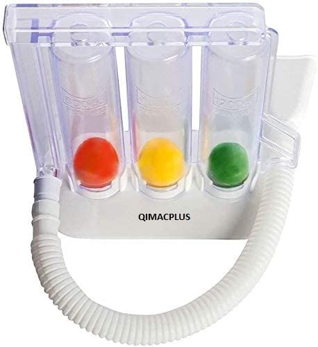 Incentive 3 Balls Respiratory Exerciser For Deep Breathing Lung Exerciser | Breath Measurement System Portable and Washable