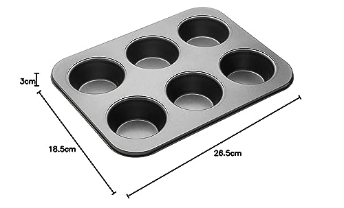 Image of Perfect Pricee Metal 6 Slot Muffin Tray (Muffin Tray)