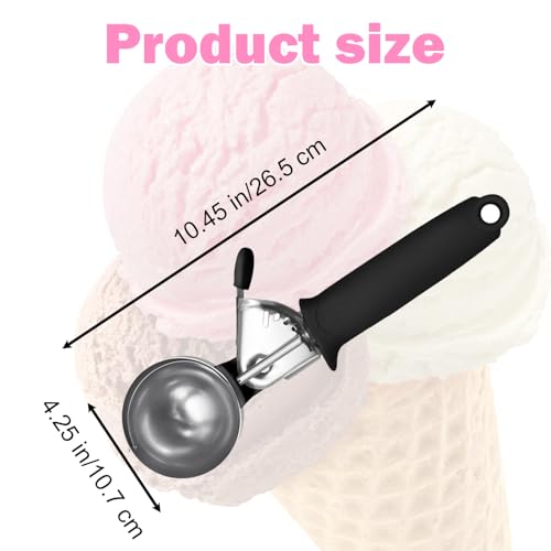 Stainless Steel Ice Cream and Fruit Scoop - Multi-Purpose Tool - Image 2