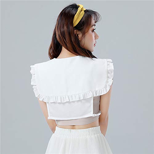 Fake Collar Detachable Faux Collar Half Shirt Women Blouse False Collar Dickey3